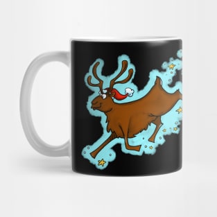 Flying reindeer Mug